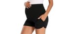 Fitglam Women's Maternity - Yoga Shorts for Pregnancy