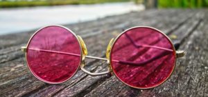 small round metal sunglasses