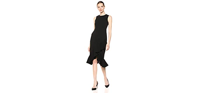 Calvin Klein Women's Ruffle - Church Dress