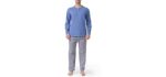 David Archy Men's Cotton - Lightweight Winter Pajamas