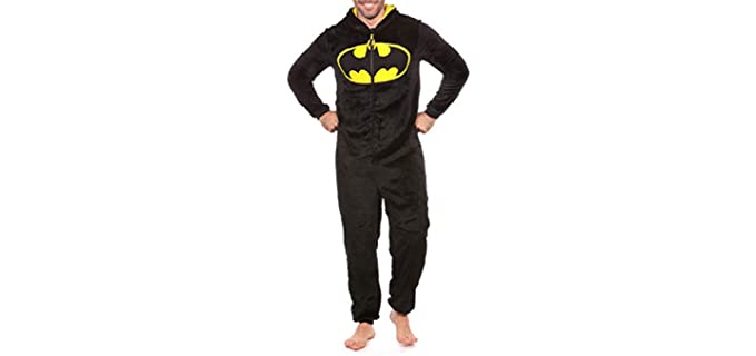 DC Comics Men's Batman - Fleece Onesie Pajamas