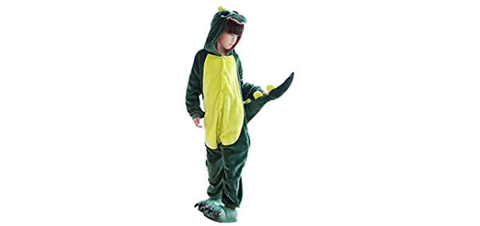 Fanhong Boy's Dinosuar - Onesie Pyjamas