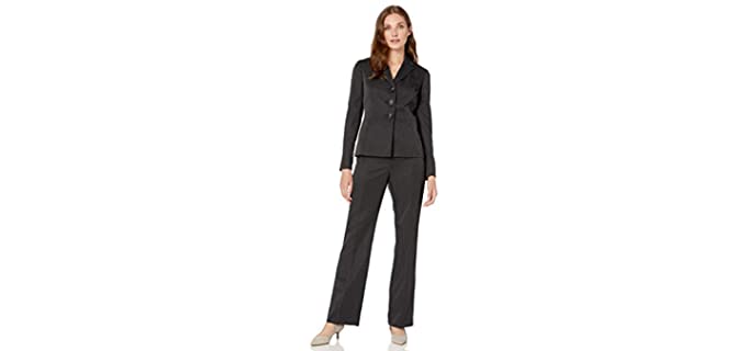 Le Suit Women's Three Button - Business Suits for a Big Bust