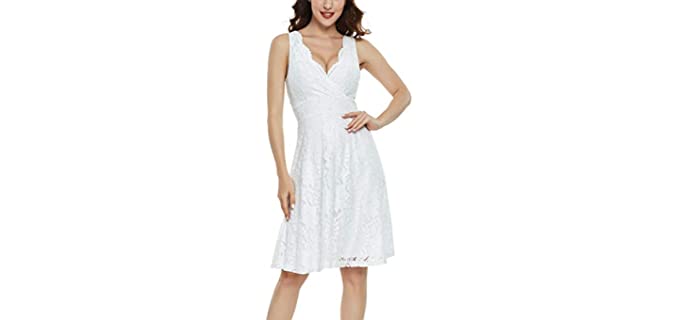 Miss Moly Women's Lace - Dress for a Large Bust