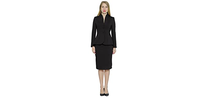Marycrafts Women's Formal - Business Suit for a Big Bust