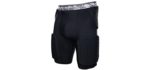 McDavid Men's Compression - Padded Shorts