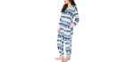Munki Munki Women's Hooded - Winter Pajamas
