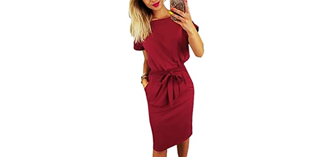 Prettygarden Women's basic - Church Dress