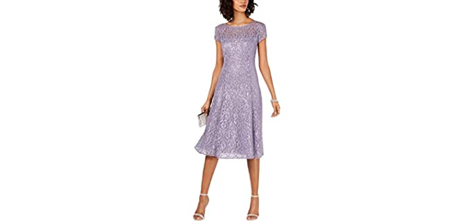 S.L Fashions Women's Sequin - Engagement Pictures Dress