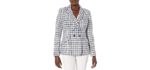 Tommy Hilfiger Women's Faux - Large Bust Blazer