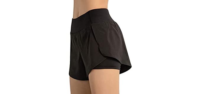 Motley Women's Premium - Built in Underwear Shorts