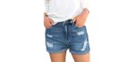 Luvamia Women's Ripped - Shorts for Long Legs