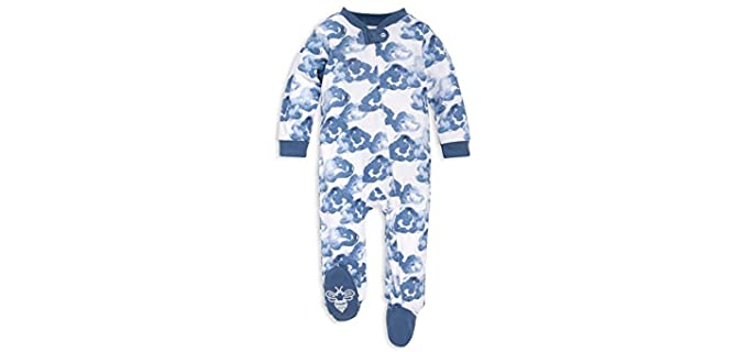 Burt’s Bees Boy's Footed - Organic Pyjamas for Baby