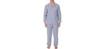 Geoffrey Beene Men's Broadcloth - Cotton Pajamas for Itchy Skin