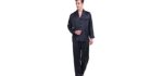 Lilysilk Men's Long - Itchy Skin Silk Pyjamas