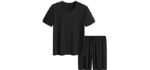 Latuza Men's Short Sleeve - Bamboo Pajamas for Summer