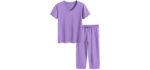 Latuza Women's Capri Set - Pajamas for Itchy Skin