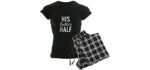 CafePress Women's His Better Half - Pajamas for Couples