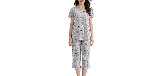 Enjoynight Women's Capri - Set of Pajamas