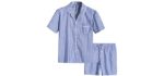 Latuza Men's Woven - Pajamas for Summer