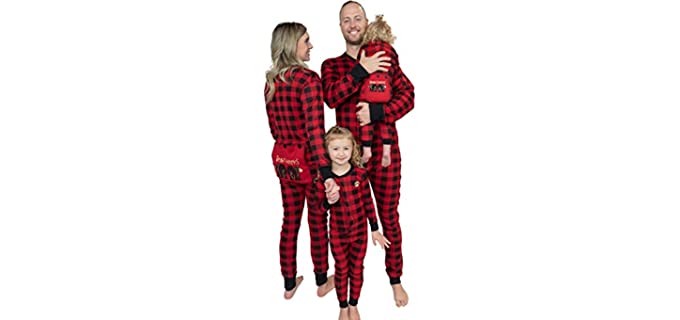 Lazy One Unisex Flapjacks - Pajamas for Couples with Children