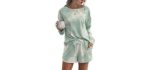 PrettyGarden Women's Tie Dye - Comfortable Pyjamas