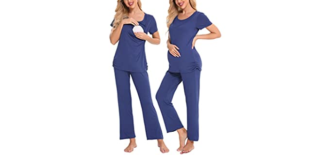 LecGee Women's Loungewear - Versatile Postpartum Pajamas