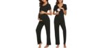 Maxmoda Women's Thermal - Winter Nursing Pajamas