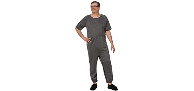 Ovidis Men's Alzheimer’s Jumpsuit - Pajamas for the Elderly