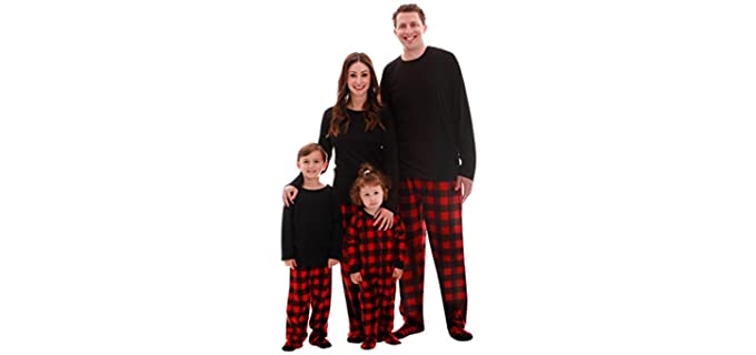 Folome Unisex Plaid - Matching Family Pajamas