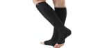 Bacophy Unisex Calf Socks - Zipper Compression Socks for Seniors
