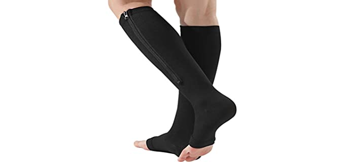 Zipper Compression Socks for Seniors (May-2024) – Your Wear Guide