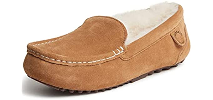 Dearfoams Women's Fireside - Slippers for the Elderly