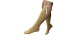 NextGen Unisex Calf High - Zipper Compression Socks for Seniors