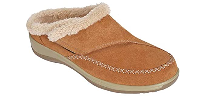 Orthofeet Women's Arch Support - Slippers for the Elderly