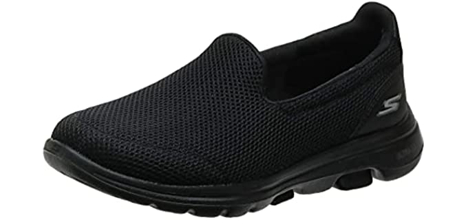 Skechers Women's Go Walk 5 - Slip On Walking Shoes for Seniors