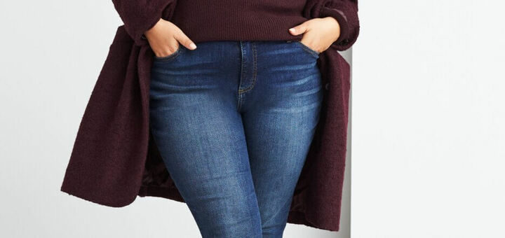 Jeans for Apple Shape Figures