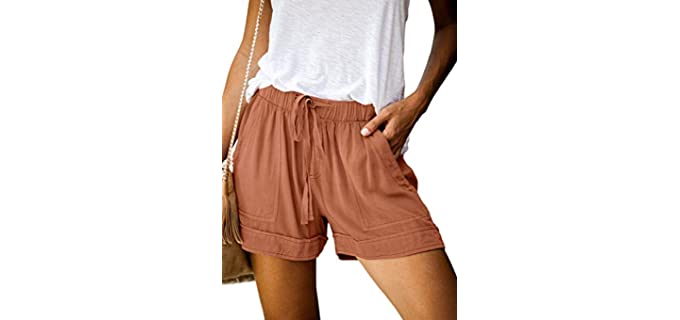 Elapsy Women's Casual - Shorts for Curvy Women