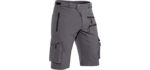 Hiauspor Men's QuickDry - Shorts for Concealed Carry