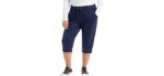 Just My Size Women's French Terry - Capri Shorts for Fat Knees