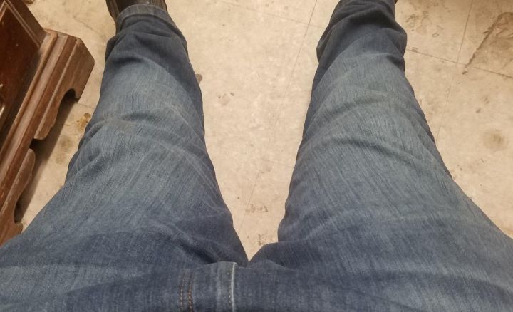 Trying out the 5 pocket Wrangler jeans for concealed carry
