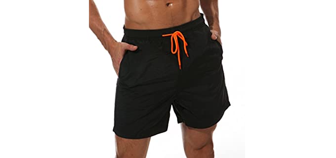 Silkworld Men's beach - Swim Trunks for Love handles