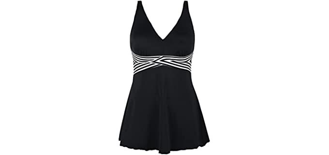 Septangle Women's Dress - Swimsuit for Over 40’s