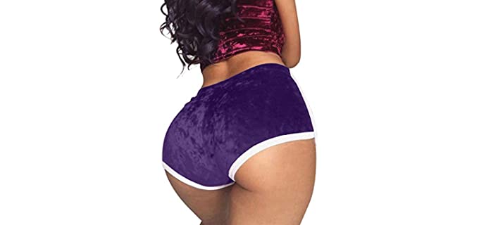 TOB Women's Drawstring - Pole Dancing Shorts