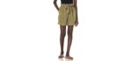 The Drop Women's Rosie - Paper Bag Shorts for Apple Shape