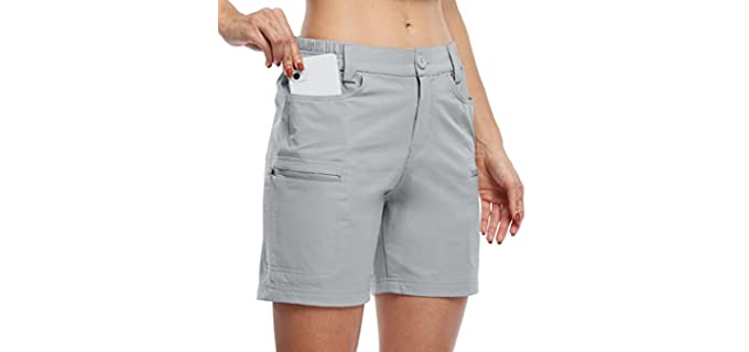 Willit Women's Cargo - Shorts for Concealed Carry