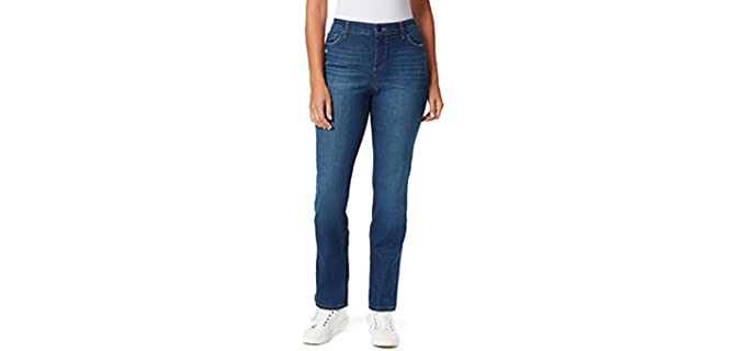 Bandolino Women's Mandie - High Rise Plus Size Jeans