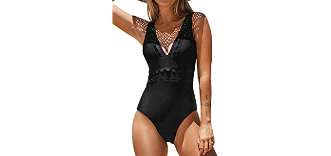 Cupshe Women's One Piece - Swimsuit for a Pear Shape