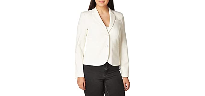 Calvin Klein Women's Two Button - Large Bust Blazer