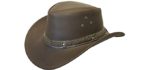 Conner Hats Men's Down Under - Leather Cowboy  Hat